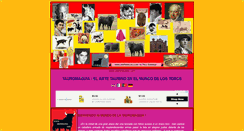 Desktop Screenshot of elartetaurino.com